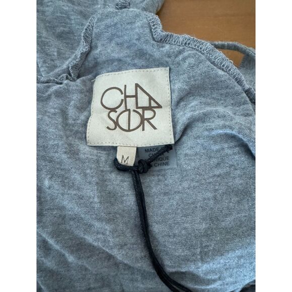 *NWT* Chaser Gray Tiered Ruffled Tank Size Medium - Picture 6 of 7